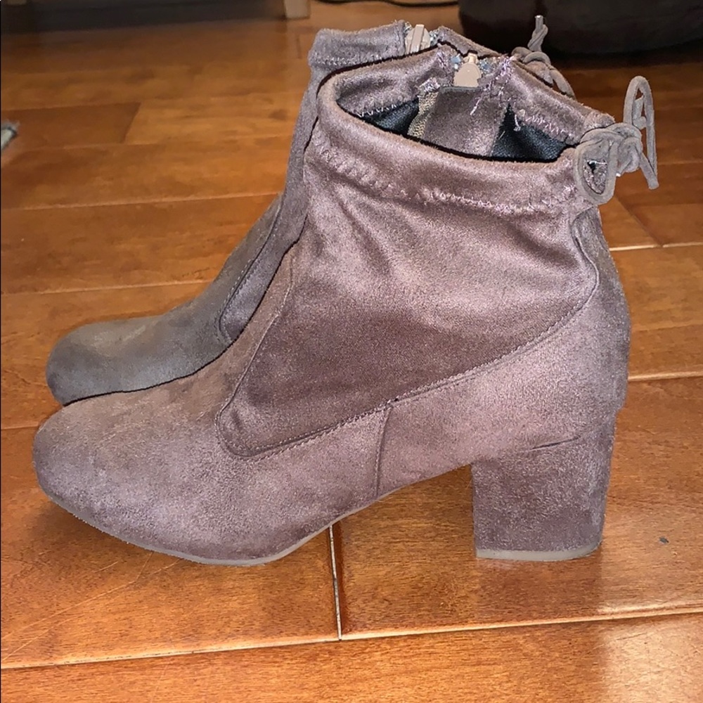 Bamboo Autumn Taupe Ankle Boots
